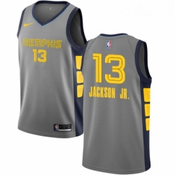 Youth Nike Memphis Grizzlies 13 Jaren Jackson Jr Swingman Gray NBA Jersey City Edition 