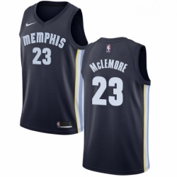 Youth Nike Memphis Grizzlies 23 Ben McLemore Swingman Navy Blue Road NBA Jersey Icon Edition 