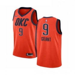 Youth Nike Oklahoma City Thunder 9 Jerami Grant Orange Swingman Jersey Earned Edition