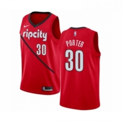 Youth Nike Portland Trail Blazers 30 Terry Porter Red Swingman Jersey Earned Edition