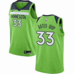 Womens Nike Minnesota Timberwolves 33 Keita Bates Diop Swingman Green NBA Jersey Statement Edition 