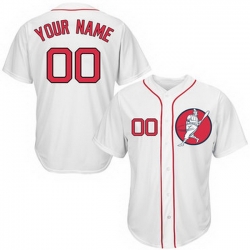 Men Women Youth Toddler All Size Boston Red Sox White Customized Cool Base New Design Jersey