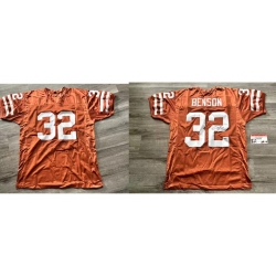 NCAA Benson orange stitched jersey