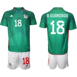 Men FIFA 2022 Mexico Soccer Jersey 005