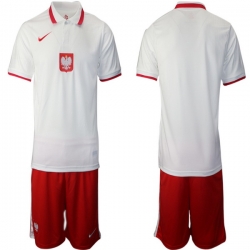 Mens Poland Short Soccer Jerseys 009