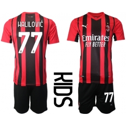 Kids AC Milan Soccer Jerseys 012