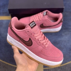 Men Nike Air Force One Pink Shoes 23G 001